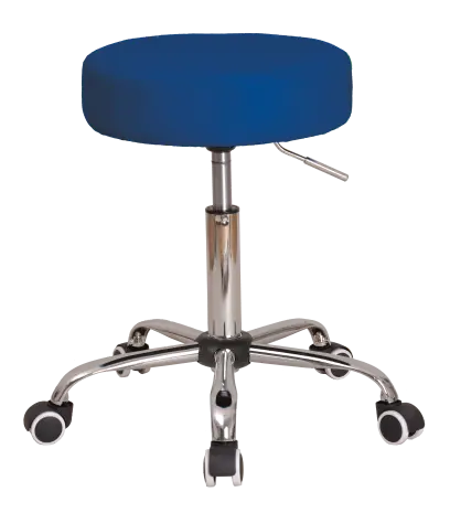 LZ 21SP židle lékařská, HR sedák, ekokůže tmavě modrá